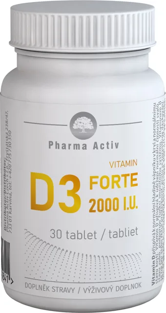 Pharma Activ Vitamin D3 FORTE 2000 I.U. 30 tablet