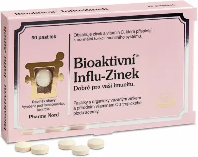 Pharma Nord bioaktivní Influ Zinek 60 tablet