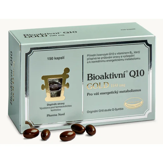 PHARMA NORD Bioaktivní Q10 gold 100 mg 150 kapslí