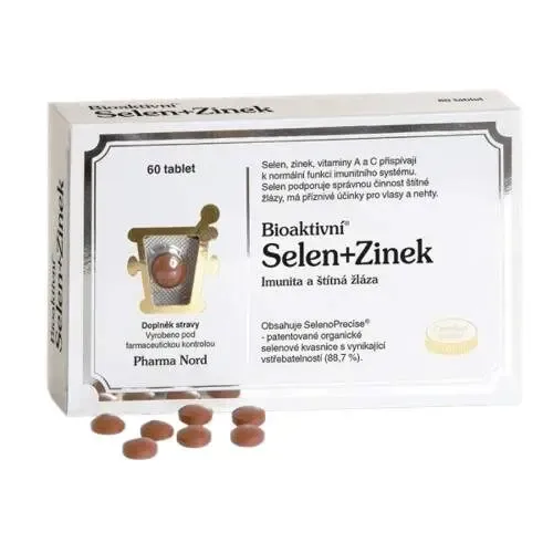 Pharma Nord Bioaktivní Selen + Zinek 60 tablet