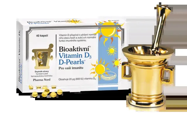 Pharma Nord Bioaktivní Vitamin D3 D Pearls 80 kapslí