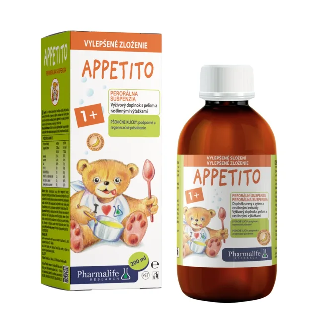 Pharmalife Appetito 1r+ perorální suspenze 200 ml