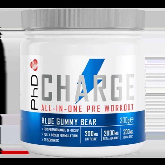PhD Nutrition Charge Pre-Workout 300g - citron