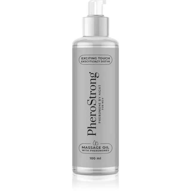 PheroStrong By Night for Men masážní olej s feromony pro muže 100 ml