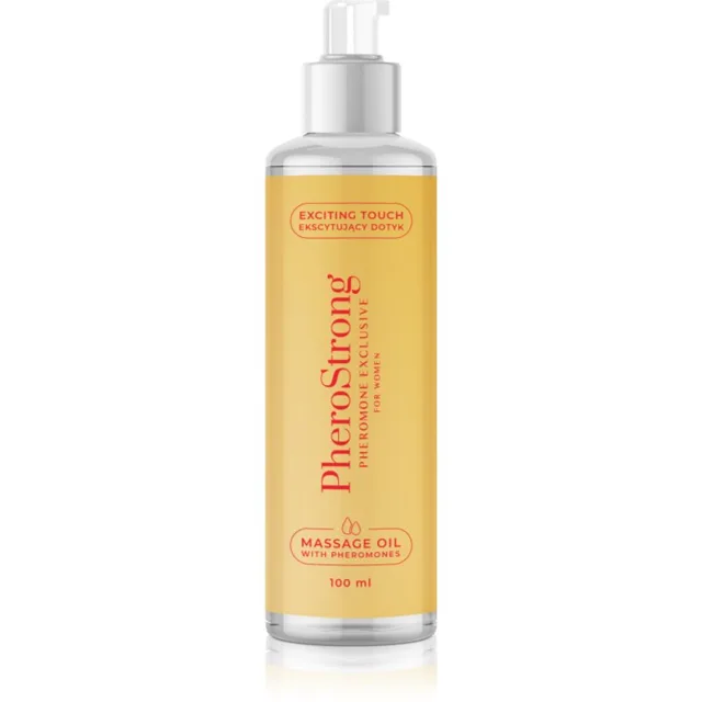 PheroStrong Exclusive for Women masážní olej s feromony pro ženy 100 ml