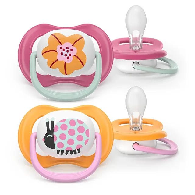 PHILIPS AVENT Dudlík ultra air 6-18m holka 2 kusy
