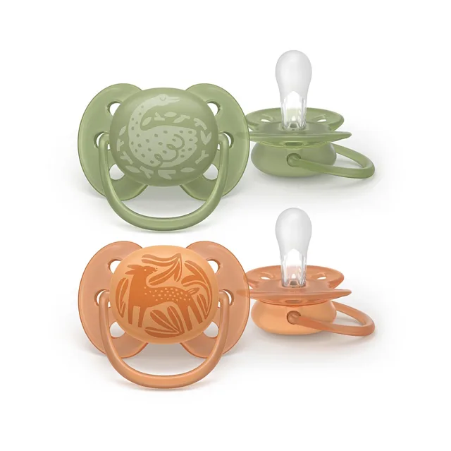 PHILIPS AVENT Dudlík ultrasoft 18m+ deco 2 kusy