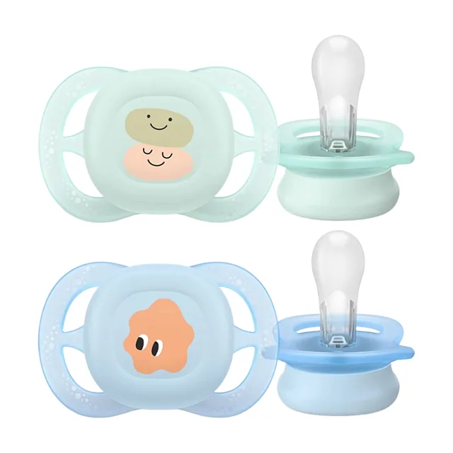 PHILIPS AVENT Dudlík ultrastart 0-2m s obrázkem chlapec 2 kusy