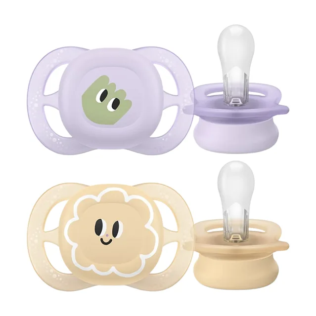PHILIPS AVENT Dudlík ultrastart 0-2m s obrázkem dívka 2 kusy