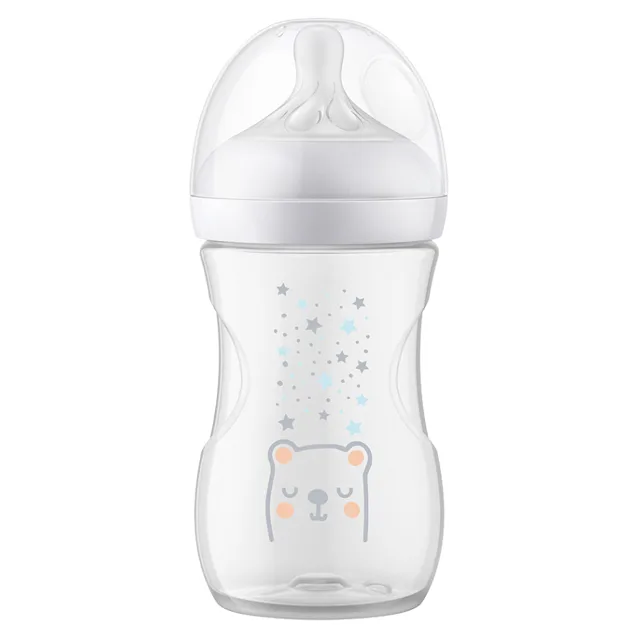 PHILIPS AVENT Láhev Natural Response s ventilem AirFree medvěd 260 ml 1m+