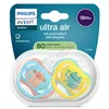 Philips AVENT UltraAir dudlík 18+m mod/žl.obr.2ks