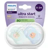 Philips AVENT Ultrastart dudlík0-2m tyr/mod.ob.2ks