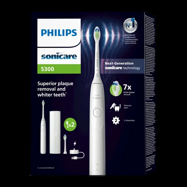 Philips Elektrický zubní kartáček Sonicare 5300 HX7101/03 Bílý