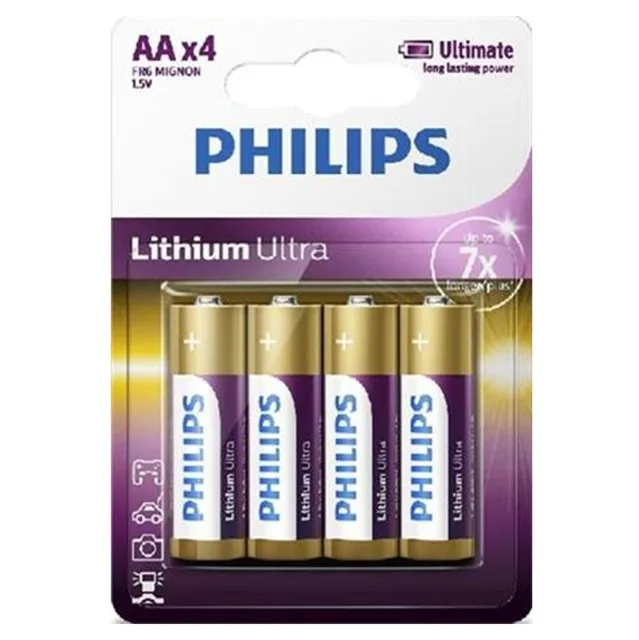 PHILIPS FR6LB4A/10 tužkové baterie 4 kusy