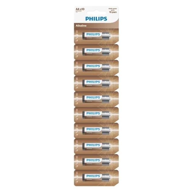 PHILIPS LR6AL10S/10 Entry Alkaline tužkové baterie 10 kusů