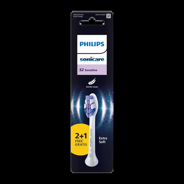 Philips Náhradní hlavice Sonicare Sensitive HX6053/87 3 ks