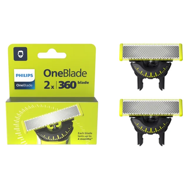 PHILIPS OneBlade 360 QP420/50 náhradní břity 2 kusy