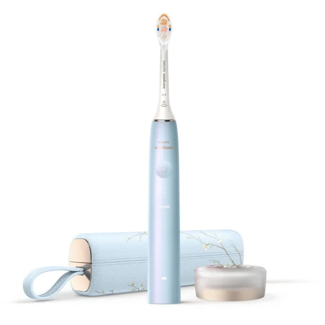Philips Sonicare 9900 DiamondClean Prestige Limited Edition HX9997/32 sonický elektrický zubní kartáček s aplikací Baby Blue 1 ks