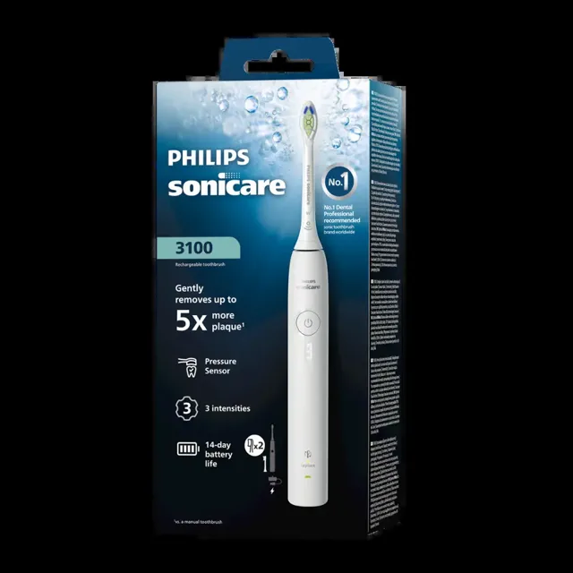 Philips Sonický elektrický zubní kartáček Sonicare 3100 HX4032/21 Bílý