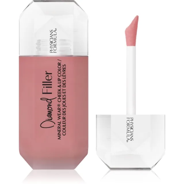 Physicians Formula Mineral Wear® Diamond Filler rtěnka na rty a tváře odstín Brilliant Peach 7.3 ml
