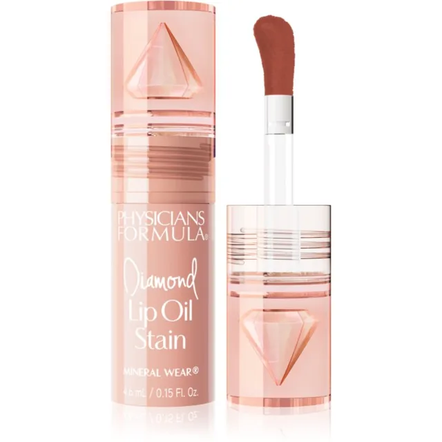 Physicians Formula Mineral Wear® Diamond Lip Oil Stain tónovací olej na rty odstín Natural Nude 4.6 ml