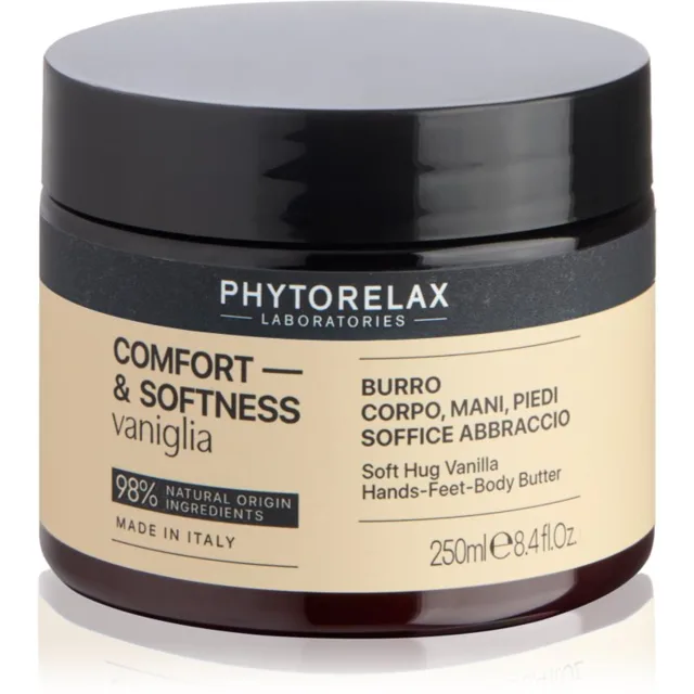 Phytorelax Laboratories Comfort & Softness Vanilla máslo na ruce, nohy a tělo 250 ml