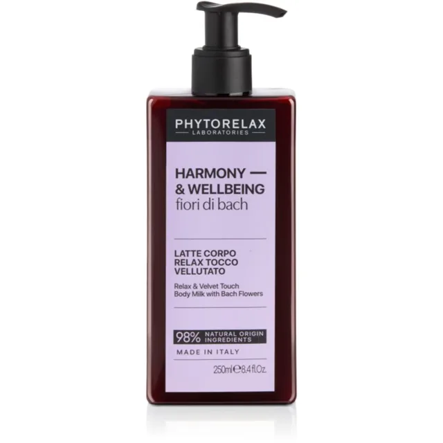 Phytorelax Laboratories Fiori di Bach relaxační tělové mléko 250 ml