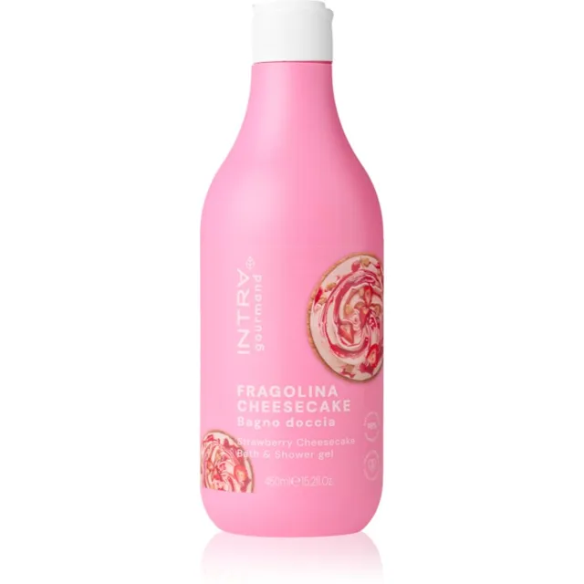 Phytorelax Laboratories Intra Gourmand Strawberry Cheesecake sprchový a koupelový gel 450 ml