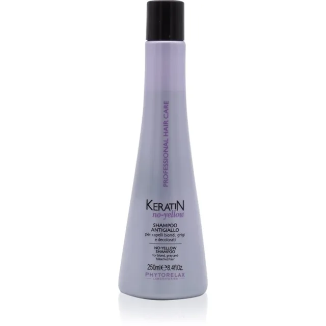 Phytorelax Laboratories Keratin No-Yellow šampon neutralizující žluté tóny 250 ml