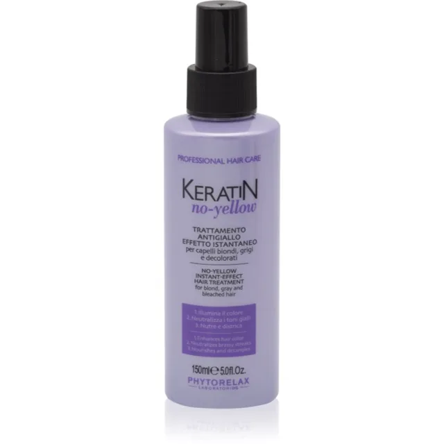 Phytorelax Laboratories Keratin No-Yellow sprej proti žlutým tónům 150 ml