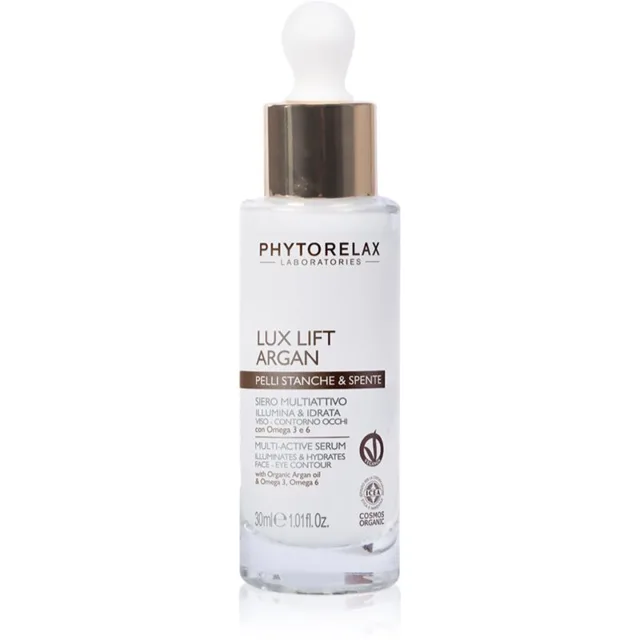 Phytorelax Laboratories Lux Lift Argan multiaktivní sérum pro rozjasnění a hydrataci 30 ml