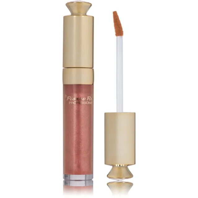 Pierre René Glow Lip Gloss třpytivý lesk na rty odstín Coral Kiss 8 ml