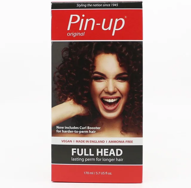 Pin Up Full Head Domácí permanentní sada pro dlouhotrvající a přirozené lokny 170 ml