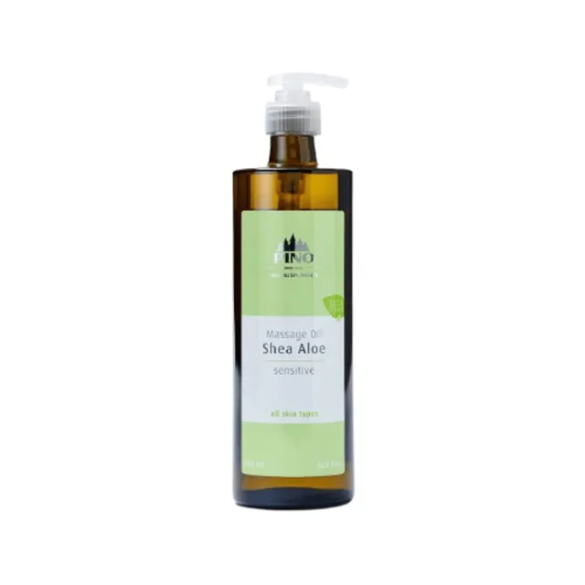 Pino Aromatický masážní olej, Bambucké máslo, Aloe, 500 ml
