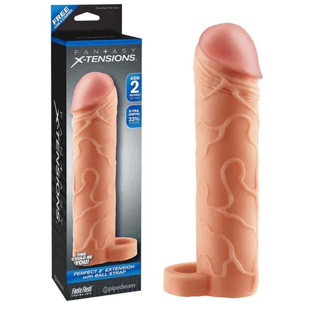 Pipedream Fantasy X-tensions Perfect 2 Extension with Ball Strap