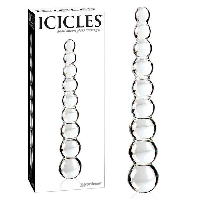 Pipedream Skleněné dildo Icicles No. 2 (22 cm)