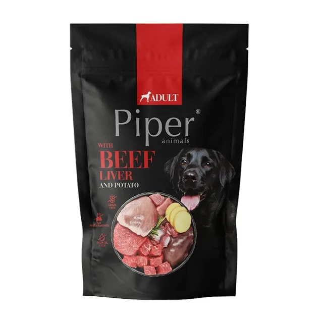PIPER Animals s hovězí játry a bramborem 500 g konzerva pro psy