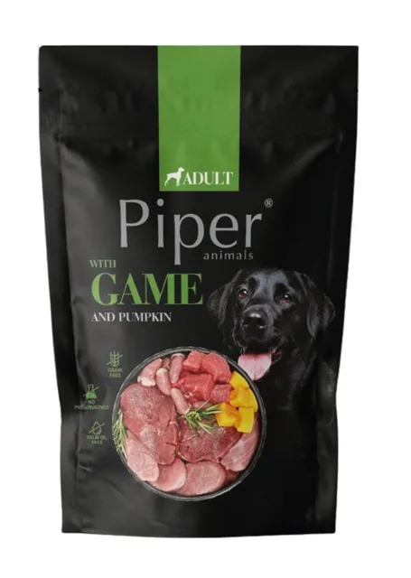 PIPER se zvěřinou a dýní v sáčcích 500g vlhké krmivo pro psy