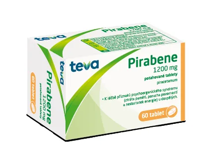 Pirabene, 1200 mg, 60 potahovaných tablet