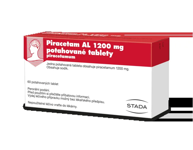Piracetam AL 1200 por.tbl.flm. 60 x 1200 mg
