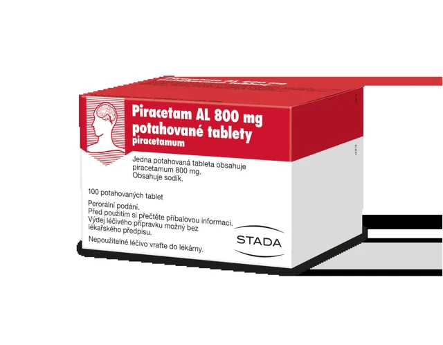 Piracetam AL 800 por.tbl.flm. 100 x 800 mg