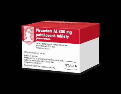 Piracetam AL 800 por.tbl.flm. 100 x 800 mg