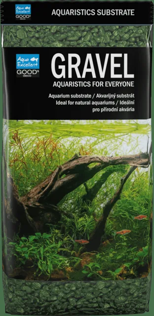 Písek Aqua Excellent olivově zelená 3-6mm 1kg