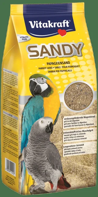 Písek Vitakraft Vita Sandy písek pro velké papoušky 2,5kg
