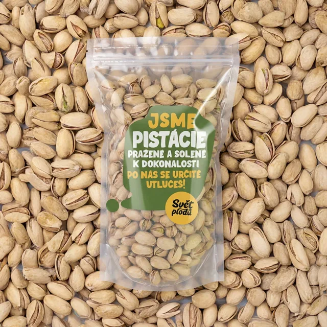 Pistácie pražené solené váha 500g