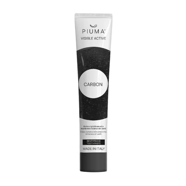 Piuma Přírodní zubní pasta s aktivním uhlím 75 ml