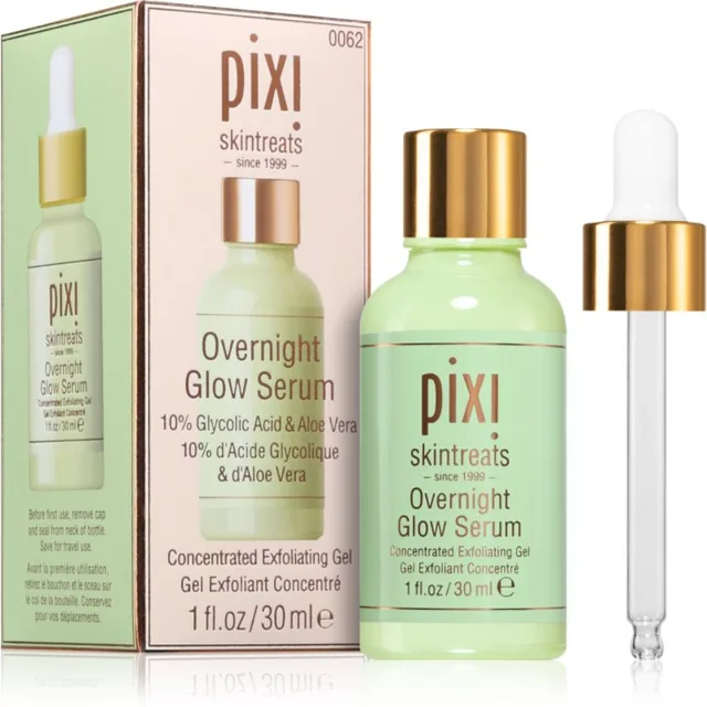Pixi Overnight Glow Serum noční pleťové sérum s kyselinou glykolovou 30 ml