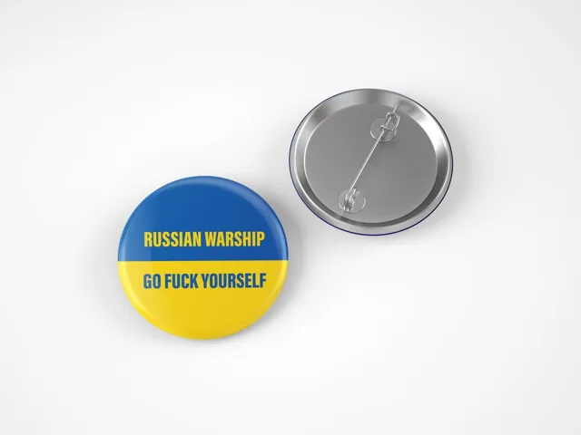 Placka RUSSIAN WARSHIP GO FUCK YOURSELF