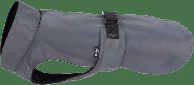 Pláštěnka pro psy Amiplay Petrol reflexní šedá 60 × 65 × 76–90 cm