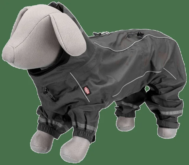 Plášťenka Trixie Vaasa rain overall S šedá 33cm